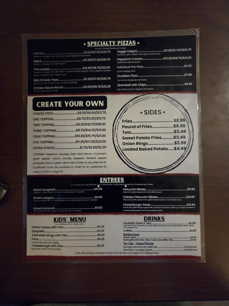 Mama Mea's Pizza & More Menu image 1