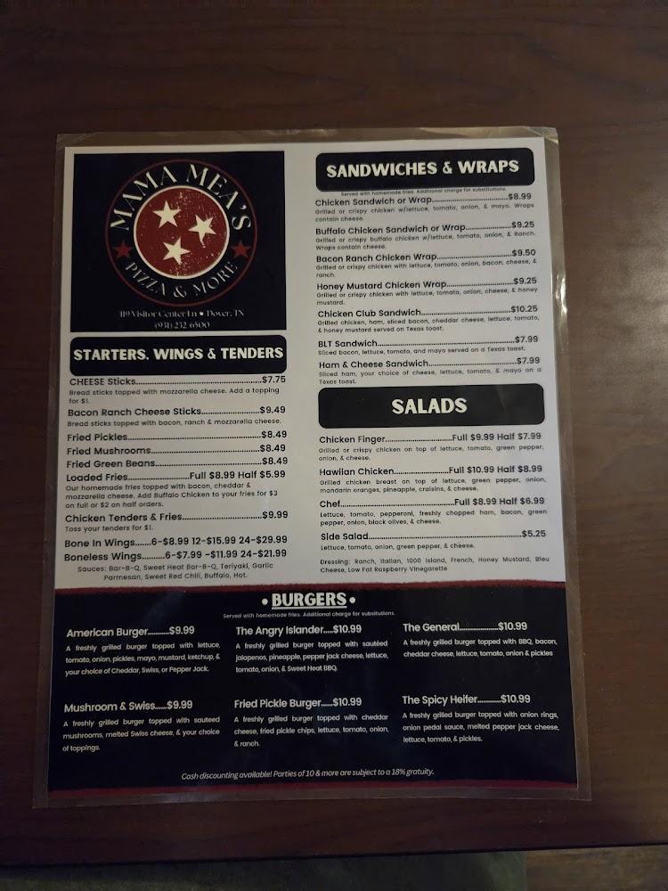 Mama Mea's Pizza & More Menu image 2